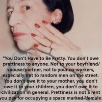 You don't have to be pretty